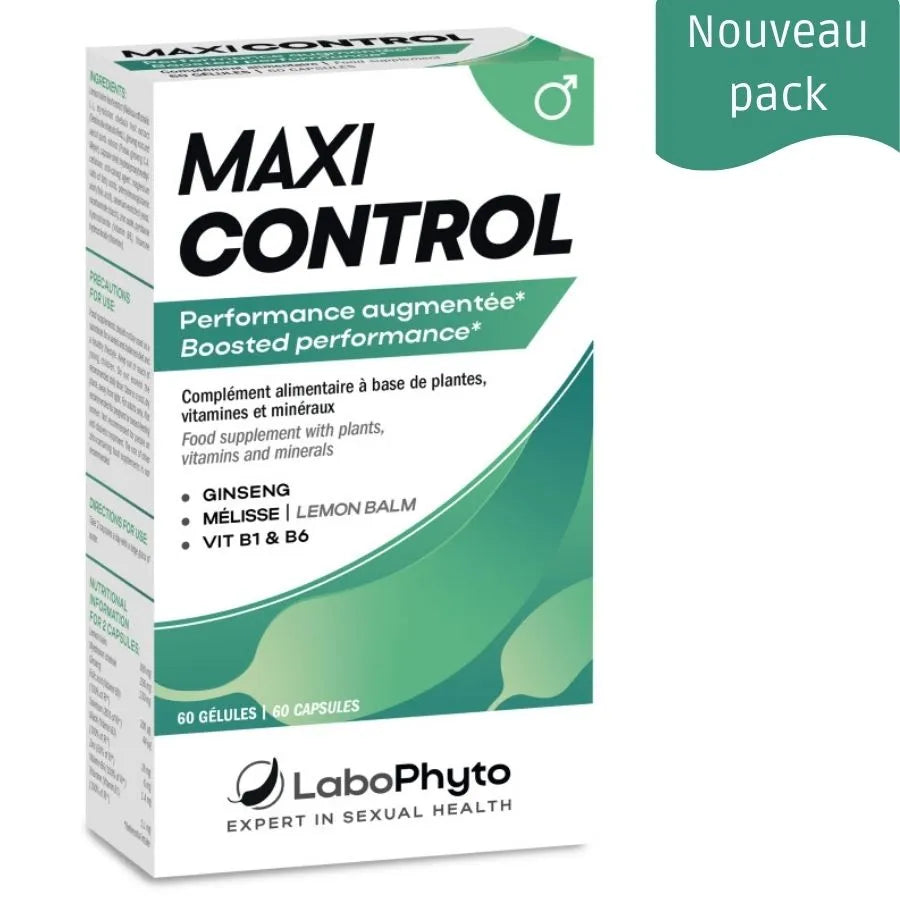 Nouveau pack du maxi control 60 gélules de la marque labophyto