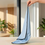 Microfibre extra-fine Pimpant bleu clair nettoyage vitres sans traces résultat professionnel