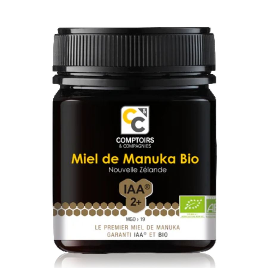 Un miel de Manuka bio et actif IAA2+ de 250 g de la marque Comptoirs et Compagnies