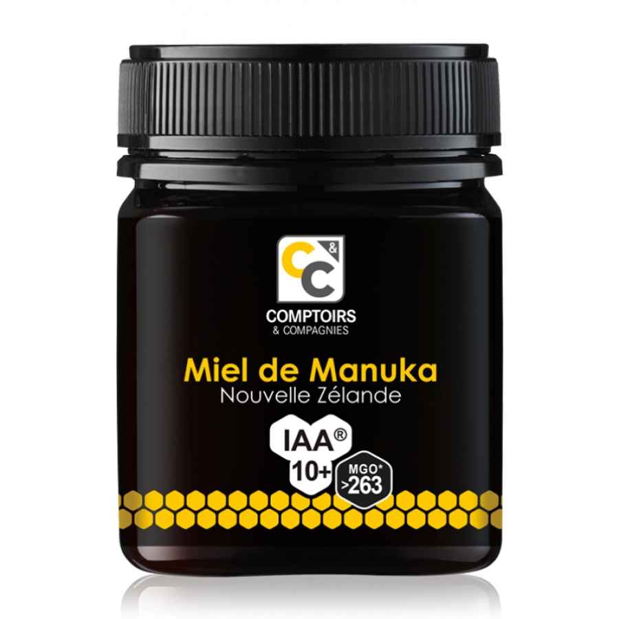 Un miel de Manuka IAA 10+ de 250 g de la marque Comptoirs et compagnies