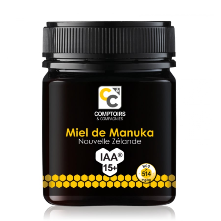 Un miel de Manuka IAA 15+ de 250 g de la marque Comptoirs et compagnies