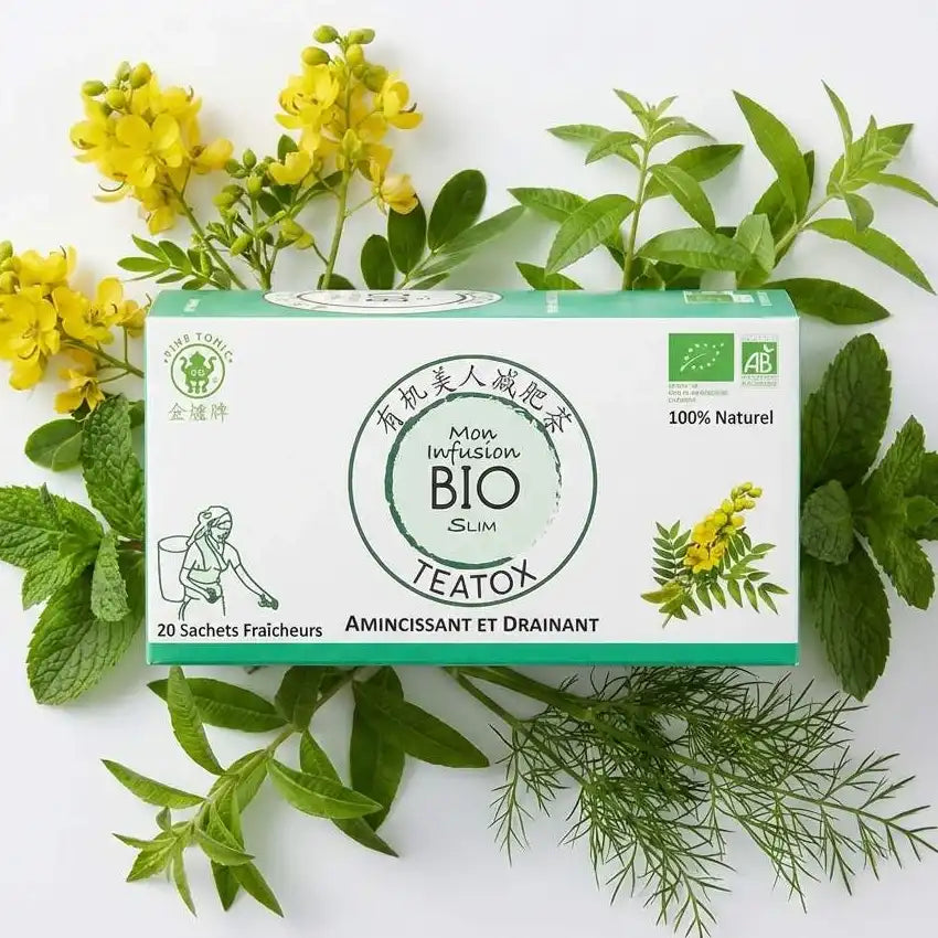 Mon Teatox Bio infusion détox minceur avec ingrédients naturels et plantes