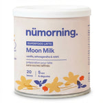 nüMorning Moon Milk Bio vanille ashwagandha reishi 125g pot blanc étiquette bleue