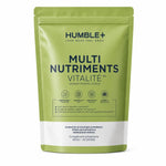Humble+ Multi-Nutriments Vitalité 420g saveur Pomme-Citron en packaging vert sage