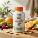 Multivitamines et Minéraux SFB 120 gélules avec fruits et compléments alimentaires