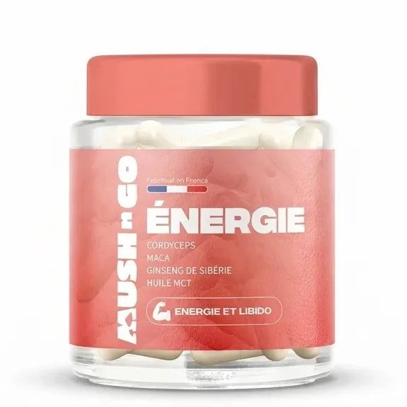 Mush n Go Énergie - Ginseng, Cordyceps et Maca - 30 gélules supplément naturel