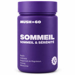 MushnGo Sommeil+ complément alimentaire avec valériane mélatonine reishi 30 gélules