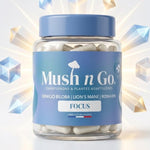 Packshot du Mush N Go Focus, pour la concentration, la mémoire et la productivité