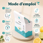 Nettoyant WC Pimpant x15 sticks - Mode d'emploi et instructions d'utilisation étape par étape