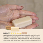 Les avis clients sur l'après Shampoing Solide à l'huile de Chanvre  de Comme avant