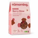 nüMorning Granola Berry Glow bio choco/framboise 300g avec collagène sur fond blanc