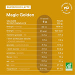 valeurs nutritionnelles de magic golden latte de la marque nümorning