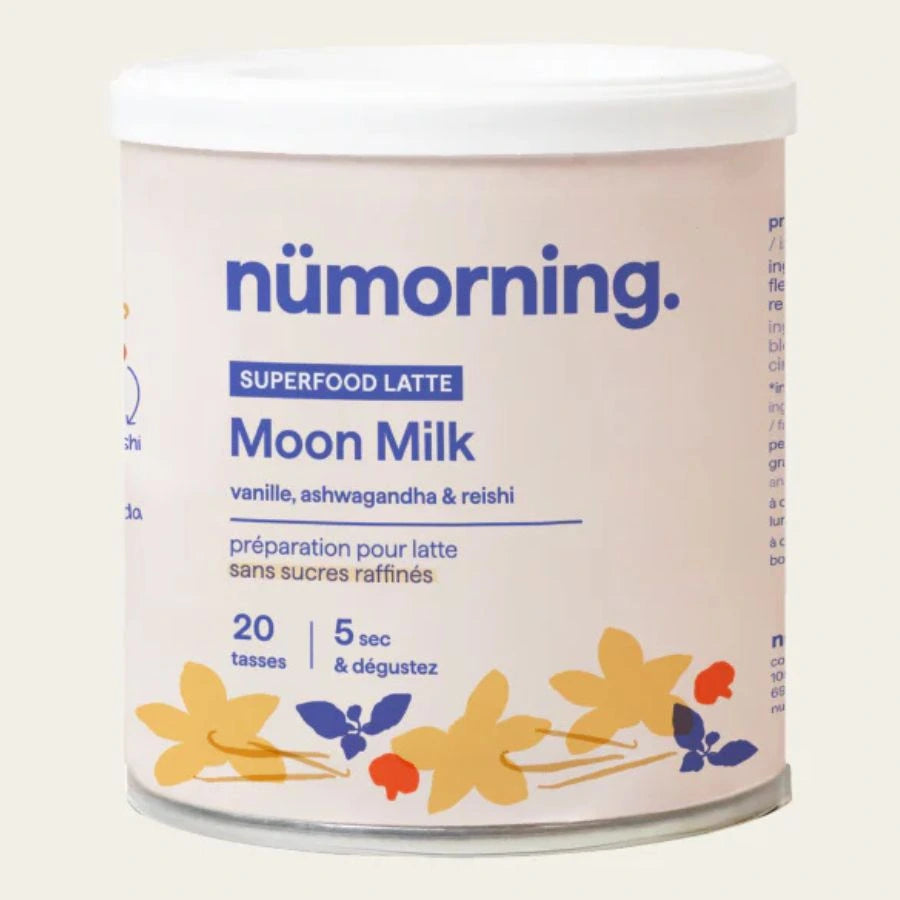 Un pot de Moon Milk de la marque nümorning