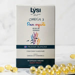 Lysi Oméga 3 enfants 60 capsules fruitées à mâcher, complément alimentaire pour la santé des enfants