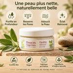 Masque Bio Opaline 50g Douces Angevines - Purifie, resserre pores et adoucit la peau