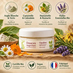 Masque Bio Opaline 50g Douces Angevines avec ingrédients naturels argile camomille calendula