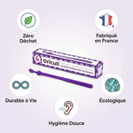Oriculi violet Lamazuna en bioplastique écologique et durable, zéro déchet, fabriqué en France