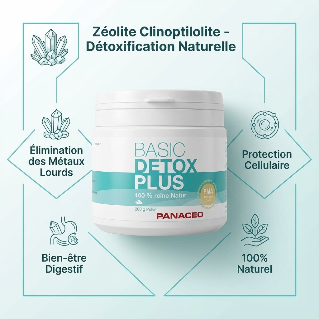 Panacéo Basic Poudre Zéolite 200g - Détoxification naturelle et élimination métaux lourds