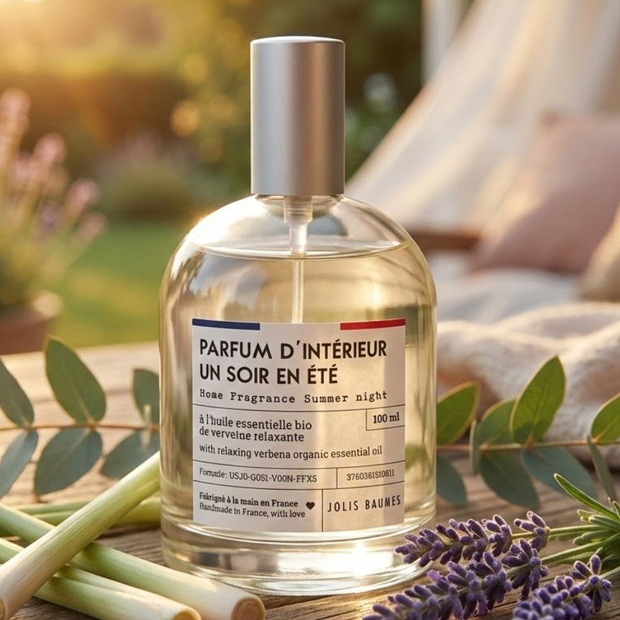 Parfum d'intérieur anti moustique "Un soir en été" 100 ml – Jolis Baumes