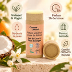 Parfum solide Comme Avant beurre de kokum lait de coco fleur d'oranger naturel vegan