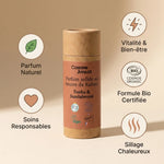 Parfum solide Tonka & Bois de Santal Comme Avant 20g avec bénéfices naturels bio certifiés