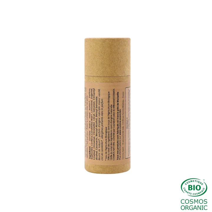 Un parfum solide au beurre de kokum de 20 g de la marque Comme Avant vue de dos