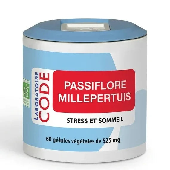 Passiflore Millepertuis 60 gélules Laboratoire Code complément alimentaire naturel