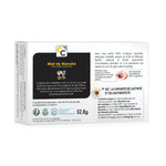 Le dos d'Une boite de 16 Pastilles pour la gorge cœur fondant au miel de manuka iaa15+ de Comptoirs et compagnies