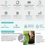 Tutoriel d'utilisation des Perles de céramique grises pour usage ménager Kyuké en fonction des besoins et contenances à purifier