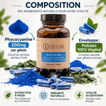 Phyco 200 Life's Code phycocyanine 200mg - Flacon supplément spiruline avec composition ingrédients
