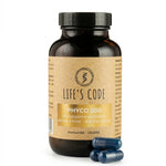 Phyco 500 Life's Code complément phycocyanine 500mg flacon et capsules bleues