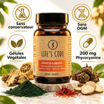 Phyco-libido 30 gélules Life's code avec ingrédients naturels maca ashwagandha sans conservateur