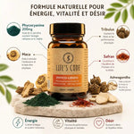 Phyco-libido 30 gélules avec ingrédients naturels spiruline, tribulus, maca et ashwagandha pour énergie