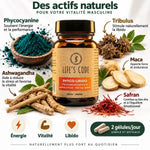 Phyco-libido 30 gélules Life's Code avec ingrédients actifs phycocyanine, tribulus, maca et ashwagandha