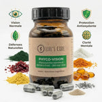 Phyco-Vision Life's Code phycocyanine 200mg avec bénéfices vision, antioxydants et défenses naturelles