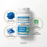 Phyco++40 Bio spiruline phycocyanine 32 gélules LT Labo complément immunitaire antioxydant