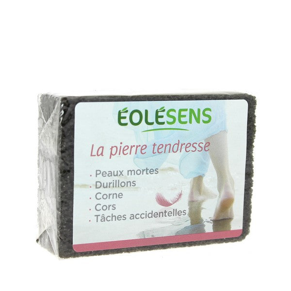 Une pierre ponce "tendresse" pour peux mortes, durillons, corn, cors et tâches, de la marque éolésens