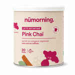 Pink Chai Latte Collagène nüMorning 125g - poudre instantanée chai rose
