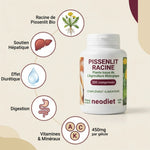 Pissenlit Racine Bio 200 gélules 450mg Neodiet avec bénéfices hépatiques et digestifs