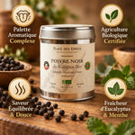 Poivre Noir de Kampot Bio 50g - Boîte Place des Épices avec bénéfices produit
