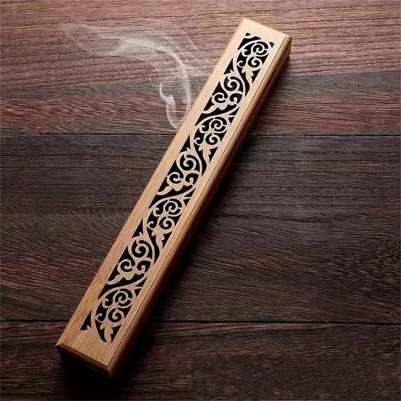 Porte-Encens en Bois sculpté - Grand modèle