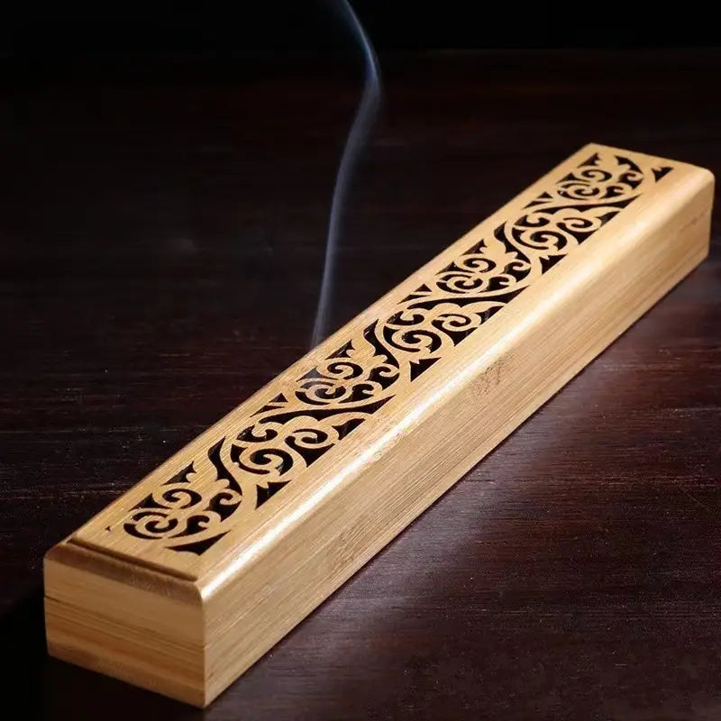 Porte-Encens en Bois sculpté - Grand modèle