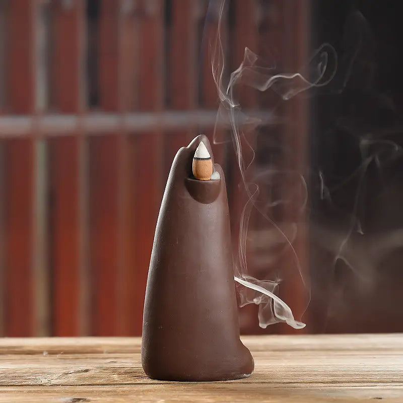L'arrière du Porte-Encens pour cônes à reflux et bâtonnets en céramique