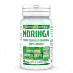 Flacon blanc de Moringa oleifera bio 60 gélules LT Labo avec label vert et certification AB vegan