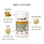 Poudre soin cutané naturelle Propolia pour chien et chat avec propolis et prêle