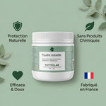Poudre Noire Naturelle Phytolab anti-puces et tiques 350g avec avantages produit