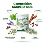 Poudre parfumée Etamine Du Lys 50g avec ingrédients naturels : menthe, lavande, cannelle et thym