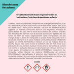 Précautions d'utilisation de Pimpant 700g Blanchissant et Détachant 