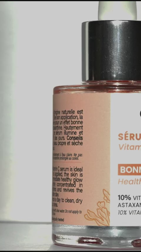 Vidéo montrant l'application du Sérum Bonne Mine Endro sur la peau du visage