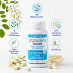 Probioline Equilibre 60 gélules LT Labo avec 26 milliards UFC et 6 souches probiotiques pour la flore intestinale
